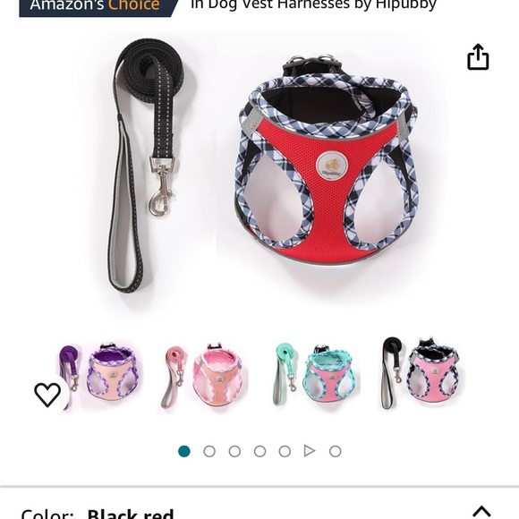 Hipubby Dog Harness With Leash - Step-In - Reflective - Size Small - Picture 3 of 7